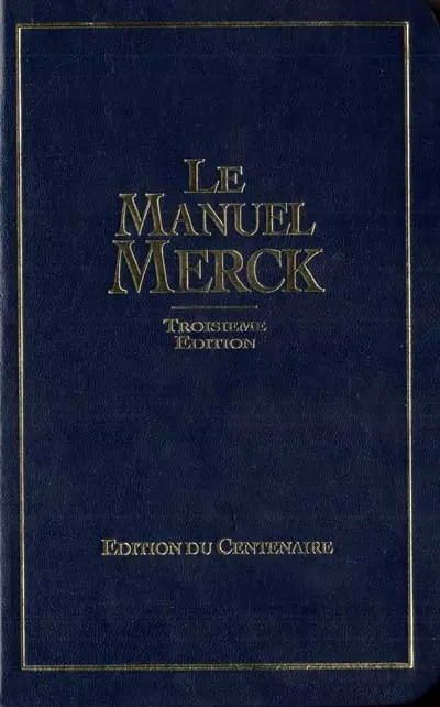 Manuel Merck de diagnostic et thérapeutique
