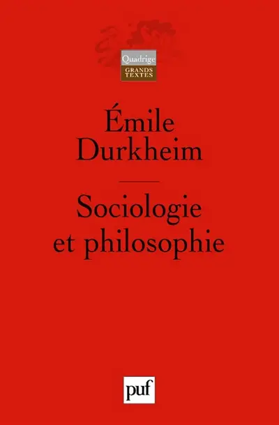 Sociologie et philosophie