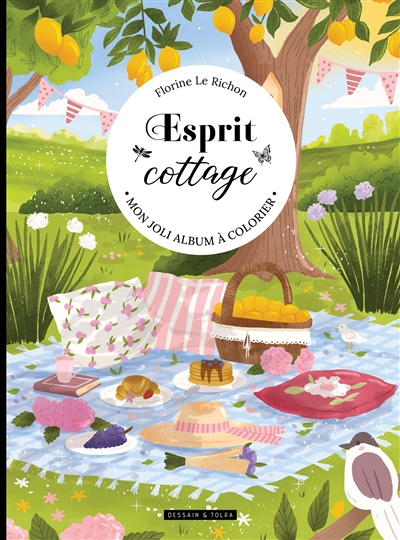 Esprit cottage : mon joli album à colorier