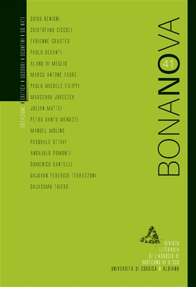 Bonanova : rivista literaria, n° 41
