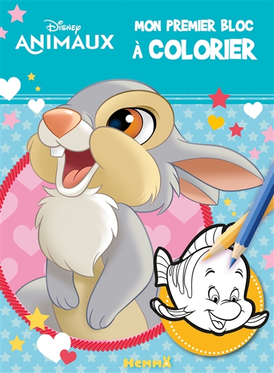 Disney animaux : Panpan : mon premier bloc à colorier