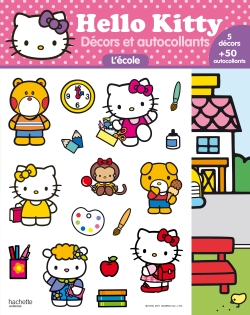 Hello Kitty : décors et autocollants : l'école
