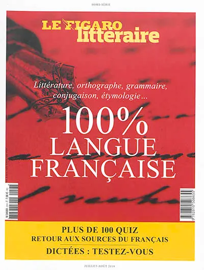 100 % langue française : littérature, orthographe, grammaire, conjugaison, étymologie...