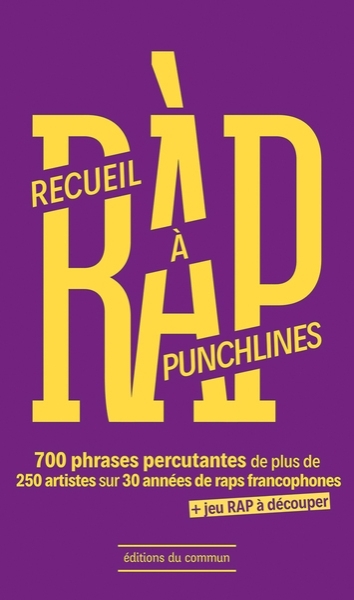 Ràp, recueil à punchlines :...