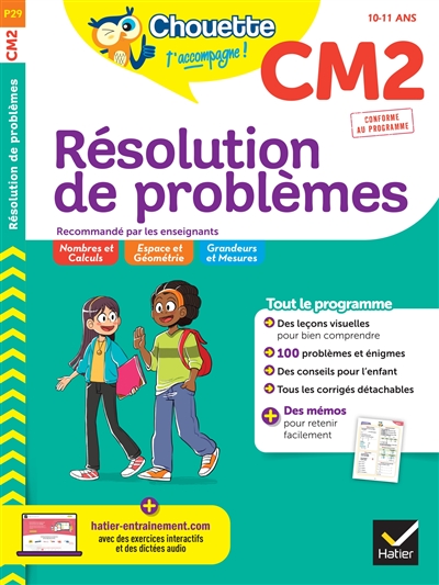 résolution de problèmes cm2, 10-11 ans : conforme au programme