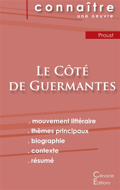 Fiche de lecture Le Côté de...