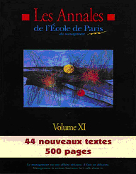 Les annales de l'Ecole de Paris du management. Vol. 11