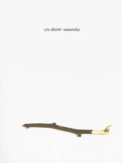 Pièces rapportées : c/o Dimitri Vazemsky