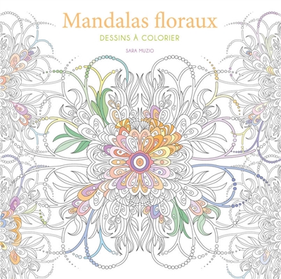 Mandalas floraux : dessins à colorier