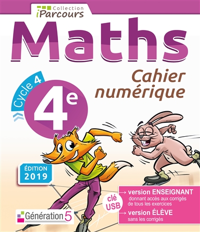 Cahier numérique iParcours...