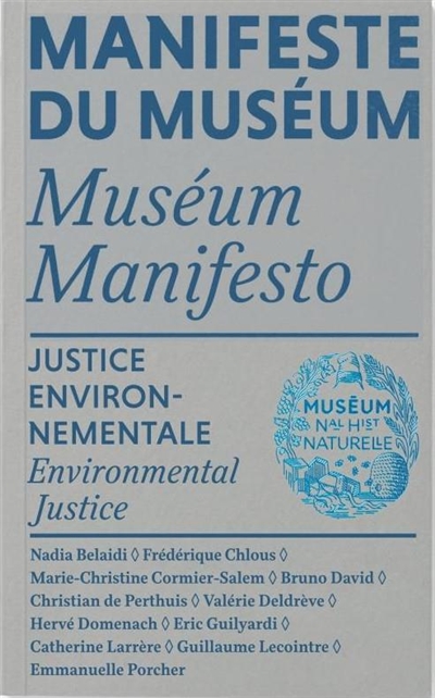 Manifeste du Muséum, Justice environnementale; Reliefs éditions