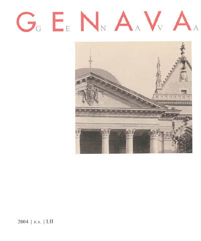 Genava, n° 52