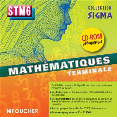 Mathématiques terminale STMG : CD-ROM pédagogique