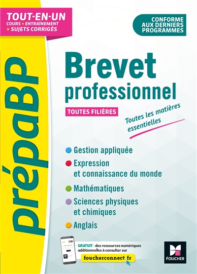Brevet professionnel,...
