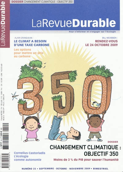 Revue durable (La), n° 35. Changement climatique : objectif 350