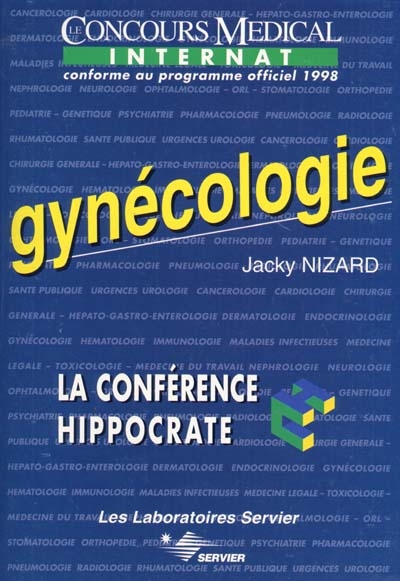 Gynécologie : le concours médical internat conforme au programme officiel 1998