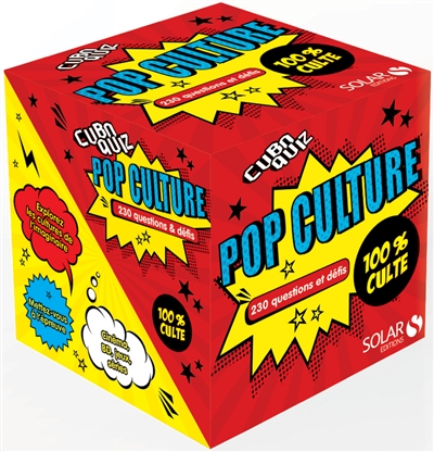 Cuboquiz pop culture : 230 questions et défis