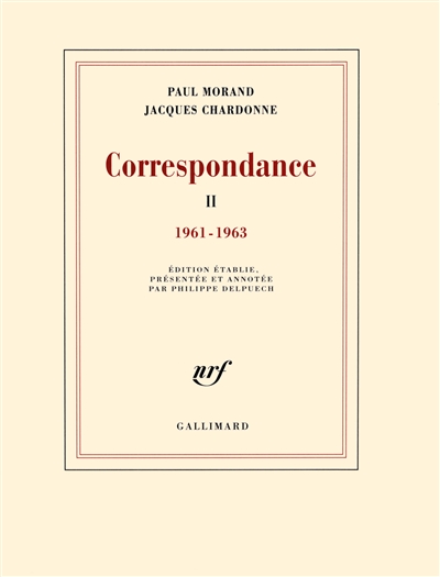Correspondance. Vol. 2. 1961-1963