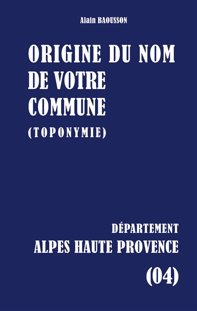 Origine du nom de votre...