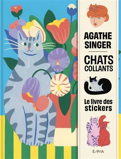 Chats collants : le livre des stickers