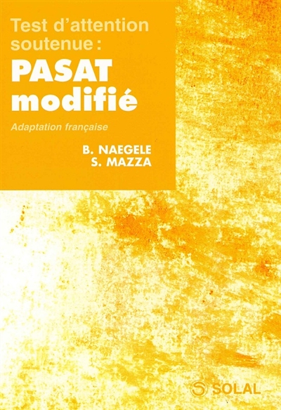Test d'attention auditive soutenue : PASAT modifié