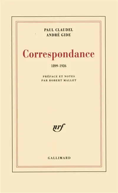Correspondance : 1899-1926