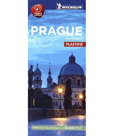 PRAGUE - PLAN DE VILLE PLASTIFIE