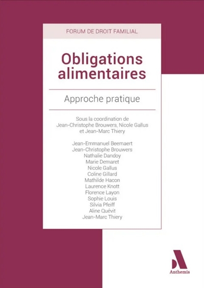 Obligations alimentaires :...