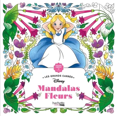 Mandalas Disney : Fleurs