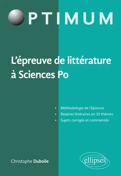L'épreuve de littérature à Sciences Po