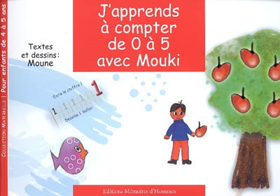 J'apprends à compter de 0 à 5 avec Mouki
