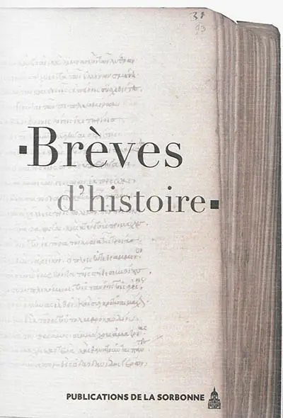 Brèves d'histoire