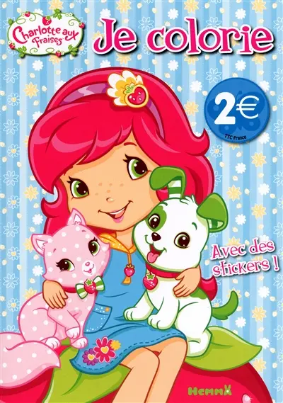 Charlottes aux fraises : je colorie