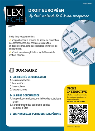 Droit européen : le droit...