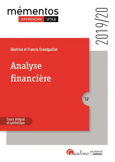 Analyse financière : 2019-2020 Analyse financière : 2019-2020