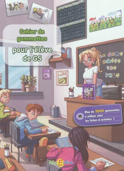 Cahier de gommettes pour l'élève de GS