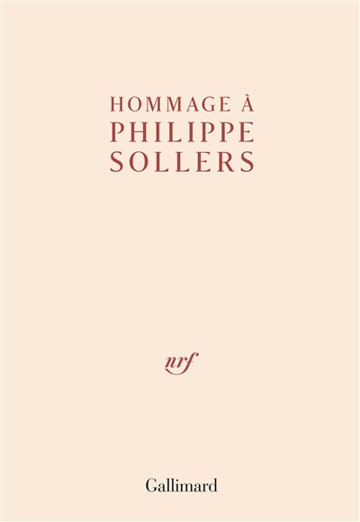 Hommage à Philippe Sollers