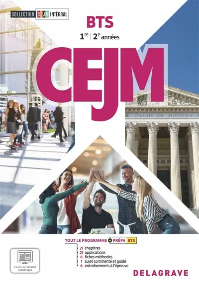 CEJM BTS 1re, 2e années : pochette élève CEJM BTS 1re, 2e années : pochette élève