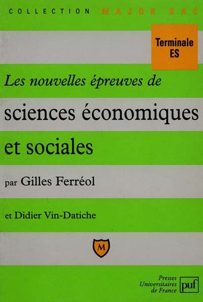 Les nouvelles épreuves de sciences économiques et sociales