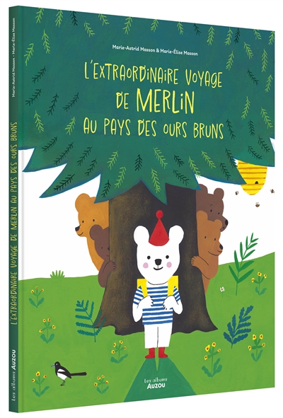 couverture du livre L'extraordinaire voyage de Merlin au pays des ours bruns