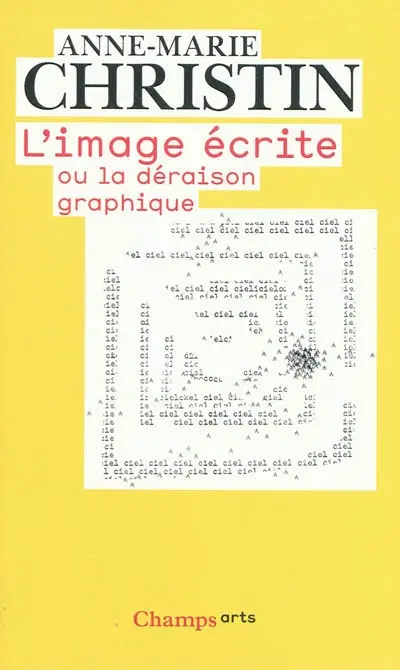 L'image écrite ou La déraison graphique