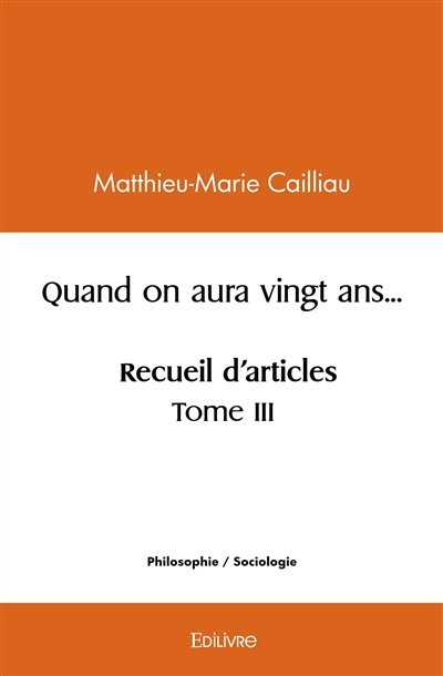 Quand on aura vingt ans......