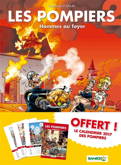 Les pompiers : pack tome 2 + calendrier