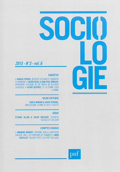 Sociologie, n° 3 (2015)