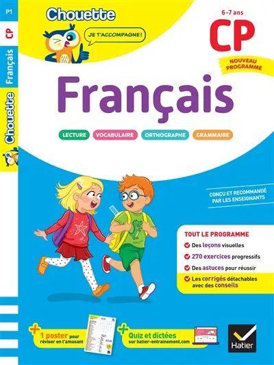 Français CP, 6-7 ans : nouveau programme