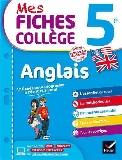 Anglais 5e, cycle 4