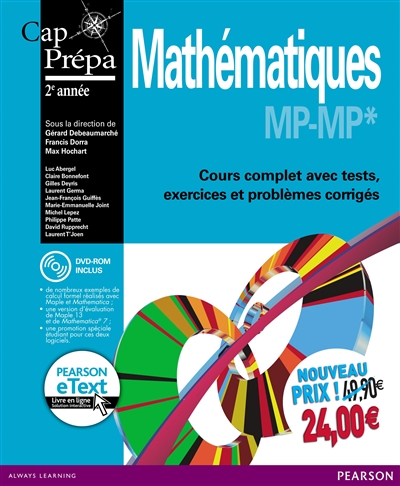 Mathématiques MP-MP* + eText : cours complet avec tests, exercices et problèmes corrigés