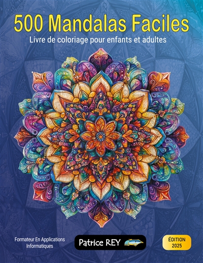 500 Mandalas Faciles : édition 2025