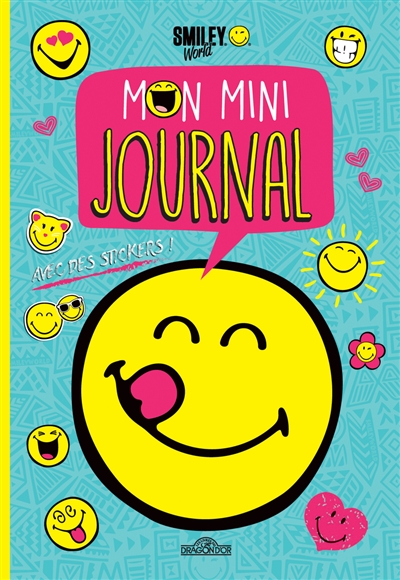Smiley : mon mini-journal (bleu)