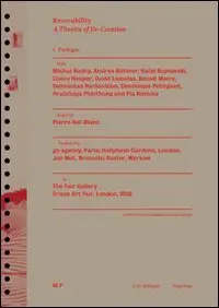 Reversibility, a theater of de-creation